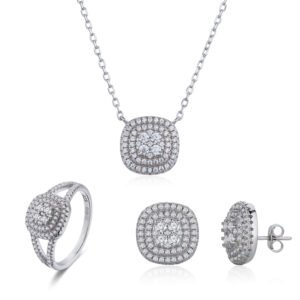 LA NUNA סט סוליטר ריבוע