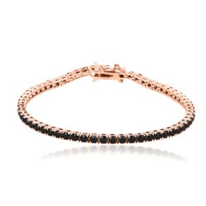 צמיד טניס שחור LA NUNA