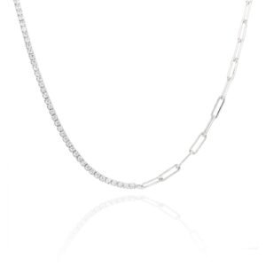 שרשרת טניס משולבת LA NUNA