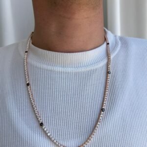 שרשרת טניס נדירה לגבר LA NUNA